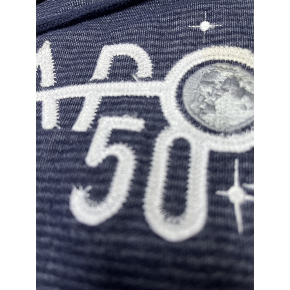 Smithsonian Apollo 50 Next Giant Leap Hoodie Sweatshirt Air Space Museum Mens S - Picture 5 of 7